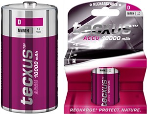 D (Mono)/HR20 akumulator – 10000 mAh, 1 szt. w blistrze