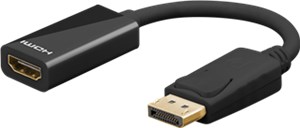 Kabel przejściowy DisplayPort/HDMI™ 1.2, pozłacany