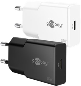 Szybka ładowarka USB-C™ PD GaN Slim (25 W) biały