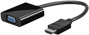 Adapter HDMI™/VGA, niklowany