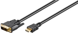 Kabel DVI-D/HDMI™, pozłacany