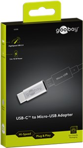 Adapter USB-C™ do Micro-USB 2.0, srebrny