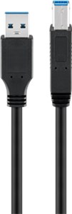 Kabel USB 3.0 Superspeed, czarny