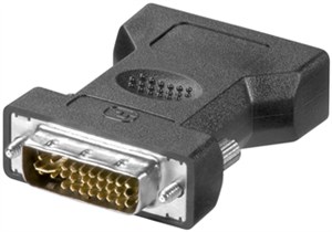Adapter analogowy DVI-I/VGA, pozłacany