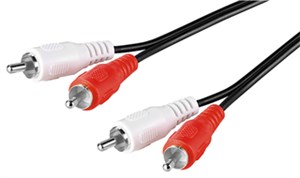 Stereofoniczny kabel połączeniowy 2x RCA