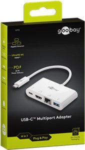 Multiportowy adapter USB-C™ (HDMI™ & Ethernet, 60 W Power Delivery)