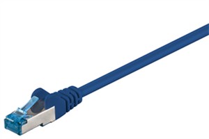 CAT 6A kabel krosowy, S/FTP (PiMF), Niebieski, 3 m