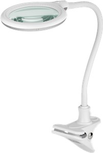 Lampa lupa LED z zaciskiem, 6 W
