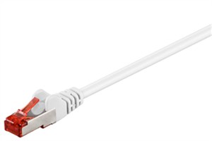 CAT 6 kabel krosowy, S/FTP (PiMF), biały, 15 m