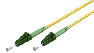 Kabel światłowodowy (FTTH), Singlemode (OS2) Yellow, Żółty (Simplex), 10 m