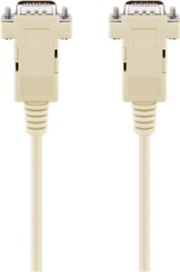 Kabel przyłączeniowy D-SUB 9-pinowy, wtyk/wtyk, szeregowy 1:1