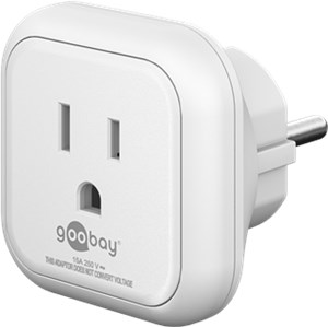 Adapter podróżny USA/Japonia do Europy, biały