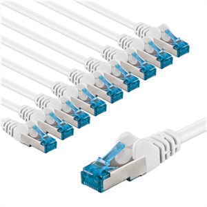 CAT 6A kabel krosowy, S/FTP (PiMF), 5 m, , zestaw 10