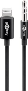 Kabel przyłączeniowy audio ze złączem Apple Lightning (3,5 mm), 1 m, czarny