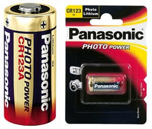 CR123A bateria, 1 szt. w blistrze