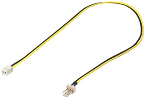 Kabel/Adapter zasilający wentylatora do komputera, 3-pinowy na 2-pinowy