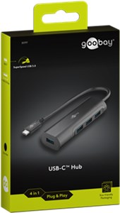Hub USB-C™ do jednoczesnego podłączenia czterech gniazd USB 3.0 A 
