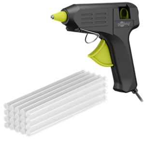Pistolet do klejenia na gorąco Superior 40 W, w zestawie 20 sztyftów kleju