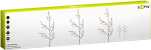 Zestaw 3 drzewek świetlnych z 75 diodami LED Zestaw 3 drzewek świetlnych z 75 diodami LED