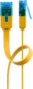 CAT 6A płaski kabel krosowy,U/UTP, Żółty