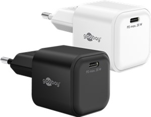 Szybka ładowarka USB-C™ PD GaN Nano (20 W) biały Szybka ładowarka USB-C™ PD GaN Nano (20 W) biały