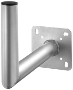 Uchwyt ścienny aluminiowy do zamontowania czaszy anteny satelitarnej, 350 mm odległość od ściany