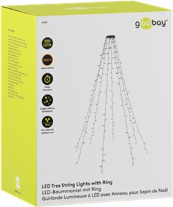200 LED łańcuch świetlny na choinkę z pierścieniem