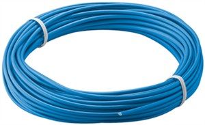 Izolowany przewód miedziany, 10 m, niebieski
