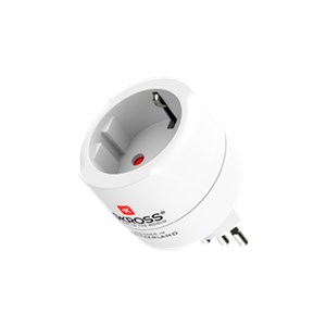 Adapter podróżny z Europy do Szwajcarii, Włoch i Brazylii Adapter podróżny z Europy do Szwajcarii, Włoch i Brazylii