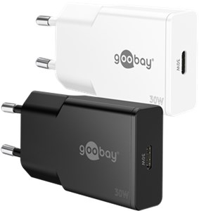 Szybka ładowarka USB-C™ PD GaN Slim (30 W) biały Szybka ładowarka USB-C™ PD GaN Slim (30 W) biały