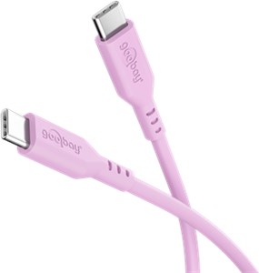 Kabel silikonowy USB-C™, 1,5 m, Pink Kabel silikonowy USB-C™, 1,5 m, Pink